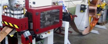 Eccenter presses C-Frame - Flywheel, roll feed, decoiler, straightener for strip material